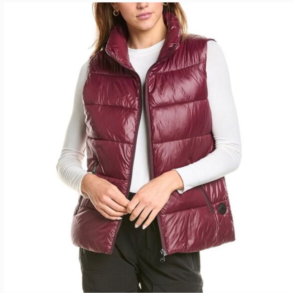 Pajar Felicity Down Alternative Puffer Vest in Ox Blood Red Size S NWT $289